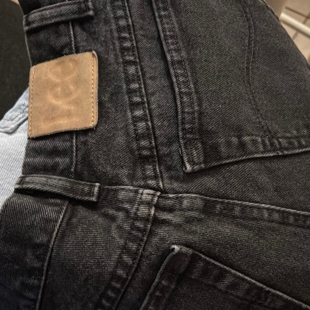 Lee Black Denim Jeans with Worn Look